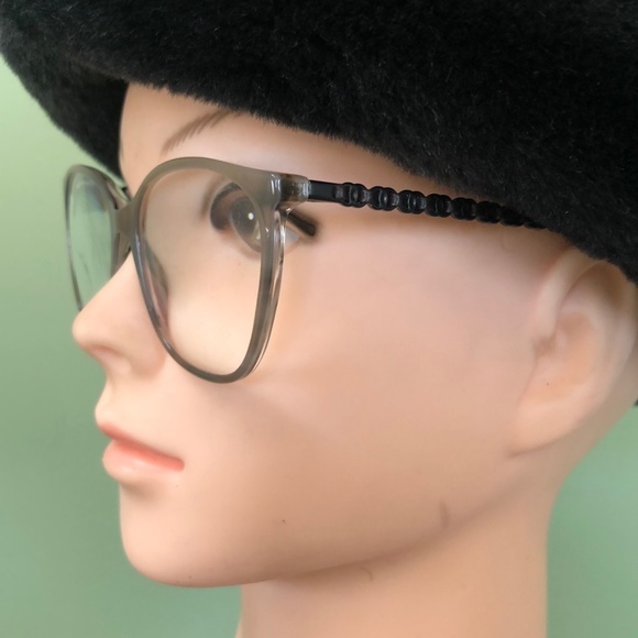 Chanel Pantos Prescription Eyeglasses Made In Italy 3408-Q with Case - Picture 5 of 11